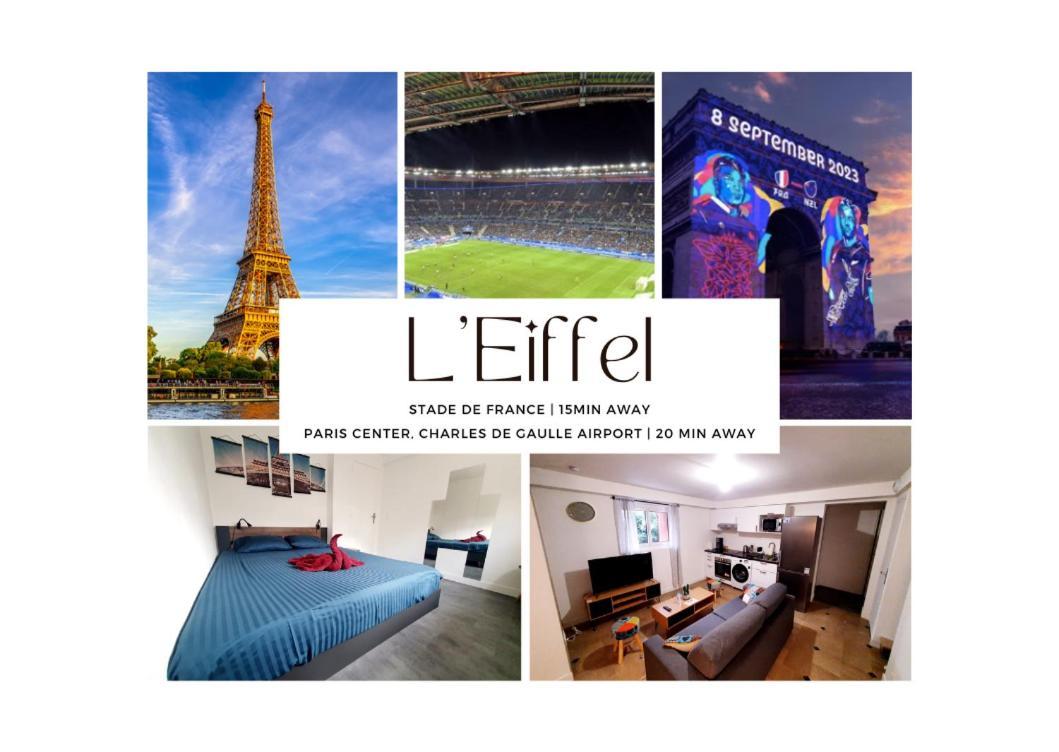 Ferienwohnung L'Eiffel - Self Checking, 20Min From Paris Drancy Exterior foto